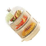 Dust Proof Food Storage Box Multi Functional Sealed Food Storage Container for Summer 3 Layers In Australia - Darrahopens