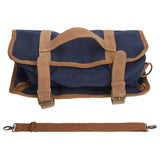 Bartender Tool Bag Bar Kit Bag Waterproof Canvas Multiple Compartments Portable Bartender Roll Up Bag with Shoulder Strap Blue In Australia - Darrahopens