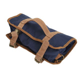 Bartender Tool Bag Bar Kit Bag Waterproof Canvas Multiple Compartments Portable Bartender Roll Up Bag with Shoulder Strap Blue In Australia - Darrahopens