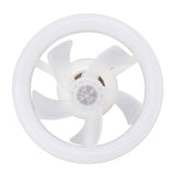 Ceiling Fan Light 360 Degree Rotate Dimmable E27 Adjustable LED Lamp 5 Blade 48W with Remote Control for Garage 85‑265V