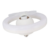 Ceiling Fan Light 360 Degree Rotate Dimmable E27 Adjustable LED Lamp 5 Blade 48W with Remote Control for Garage 85‑265V