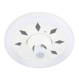 11.8in 60W Ceiling Fan with Light E27 LED Dimmable Ceiling Fans with Remote Control 3 Speeds 5 Blades 360 Degree Rotatable 85‑265V