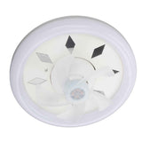 11.8in 60W Ceiling Fan with Light E27 LED Dimmable Ceiling Fans with Remote Control 3 Speeds 5 Blades 360 Degree Rotatable 85‑265V In Australia - Darrahopens