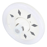 11.8in 60W Ceiling Fan with Light E27 LED Dimmable Ceiling Fans with Remote Control 3 Speeds 5 Blades 360 Degree Rotatable 85‑265V