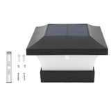 Solar Capital Lamp White Light 2000mAh IP65 LED Solar Post Cap Lights for Courtyard Fences Bridge 3W 6000K In Australia - Darrahopens