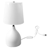 Bedside Table Lamp 5V Dimmer Touch Switch White Nightstand Lamp for Kids Room Living Room Bedroom Office In Australia - Darrahopens