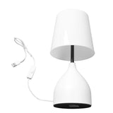 Bedside Table Lamp 5V Dimmer Touch Switch White Nightstand Lamp for Kids Room Living Room Bedroom Office