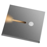 LED Motion Sensor Night Light ABS Small LED Induction Lamp for Bedside Corridor Hallway Grey In Australia - Darrahopens