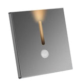 LED Motion Sensor Night Light ABS Small LED Induction Lamp for Bedside Corridor Hallway Grey In Australia - Darrahopens