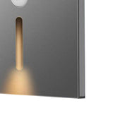 LED Motion Sensor Night Light ABS Small LED Induction Lamp for Bedside Corridor Hallway Grey