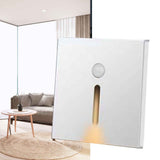 LED Motion Sensor Night Light ABS Small LED Induction Lamp for Bedside Corridor Hallway White In Australia - Darrahopens