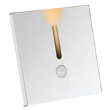 LED Motion Sensor Night Light ABS Small LED Induction Lamp for Bedside Corridor Hallway White