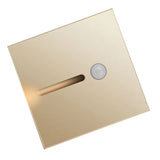 LED Motion Sensor Night Light ABS Small LED Induction Lamp for Bedside Corridor Hallway Gold