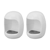 2Pcs Mini LED Nail Lamp Cute Mini Eggshell Quick Drying Portable UV Gel Nail Lamp for Home Nail Salon