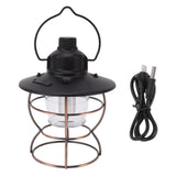 LED Camping Lantern Portable 3 Light Modes USB Charge Stepless Dimming LED Vintage Lantern for Hiking Camping Emergency In Australia - Darrahopens