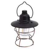 LED Camping Lantern Portable 3 Light Modes USB Charge Stepless Dimming LED Vintage Lantern for Hiking Camping Emergency