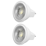 2Pcs MR11 Light Bulb High Brightness 3W 110V Faster Heat Dissipation GU4 Spotlight Bulbs for Landscape Lighting Bedroom Kitchen White Light