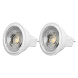2Pcs MR11 Light Bulb High Brightness 3W 110V Faster Heat Dissipation GU4 Spotlight Bulbs for Landscape Lighting Bedroom Kitchen Warm Light
