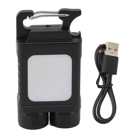LED Keychain Flashlight 800LM USB Rechargeable Portable Mini Keychain Work Light Pocket Flashlight for Camping Hiking Fishing In Australia - Darrahopens