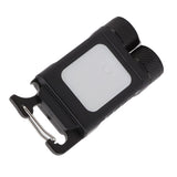 LED Keychain Flashlight 800LM USB Rechargeable Portable Mini Keychain Work Light Pocket Flashlight for Camping Hiking Fishing