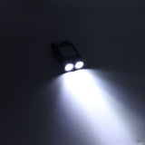 LED Keychain Flashlight 800LM USB Rechargeable Portable Mini Keychain Work Light Pocket Flashlight for Camping Hiking Fishing