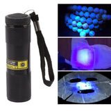 Small UV Flashlight 9 Led 395nm Purple Light Flashlight Mini Pet Urine Detector Light for Dog Cat Dry Stains Resin Curing In Australia - Darrahopens