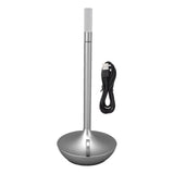 Cordless Table Lamp Innovative Candle Shape 3 Levels Brightness Dimmable Rechargeable LED Desk Lamp Silver In Australia - Darrahopens