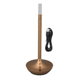 Cordless Table Lamp Innovative Candle Shape 3 Levels Brightness Dimmable Rechargeable LED Desk Lamp Gold In Australia - Darrahopens