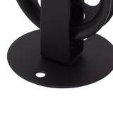 2pcs Industrial Pulley Wheels for Plug in Barn Pendant Light Vintage Wall Ceiling Mount Lifting Towing Pulleys Black