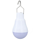 Solar Light Bulb Solar Panel LED Bulb ABS White Light 500mAh Battery Hook Design Solar Light for Emergency Camping Tent