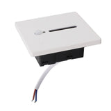 LED Step Light 3W Recessed Motion Seneor Dusk to Dawn Sensor 4000K Stair Light 110‑240V for Indoor Closet Hallway