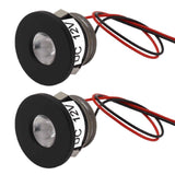 2PCS Recessed Mini LED Spotlight 15 Degrees 1 Watt 80LM Small LED Spotlight for Jewelry Showcase 12VDC In Australia - Darrahopens