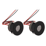 2PCS Recessed Mini LED Spotlight 15 Degrees 1 Watt 80LM Small LED Spotlight for Jewelry Showcase 12VDC In Australia - Darrahopens