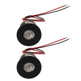 2PCS Recessed Mini LED Spotlight 15 Degrees 1 Watt 80LM Small LED Spotlight for Jewelry Showcase 12VDC In Australia - Darrahopens