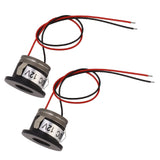 2PCS Recessed Mini LED Spotlight 15 Degrees 1 Watt 80LM Small LED Spotlight for Jewelry Showcase 12VDC