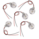 5PCS LED In Ground Well Light DC 12V 1W Mini Embedded Spotlight LED Deck Lamp for Jewel Cabinet Ceiling Stair Landscape In Australia - Darrahopens