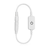 12‑24V 4A Mini LED Dimmer Touch Switch Single Color Light Emitting Diode Strip Light Brightness Controller On Off Switch White
