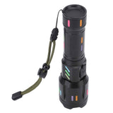 LED Flashlights High Powered Zoomable Handheld Torch Outdoor White Laser Long Range Flashlight with Battery Level Display In Australia - Darrahopens