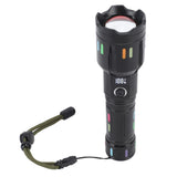 LED Flashlights High Powered Zoomable Handheld Torch Outdoor White Laser Long Range Flashlight with Battery Level Display In Australia - Darrahopens
