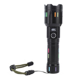 LED Flashlights High Powered Zoomable Handheld Torch Outdoor White Laser Long Range Flashlight with Battery Level Display In Australia - Darrahopens