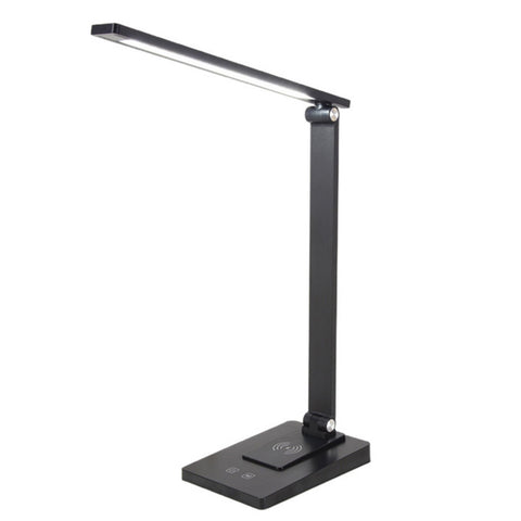 LED Desk Lamp with 3 Levels Brightness Eye Caring Office Reading Lamp Foldable Table Desk Lamp USB Wireless Charging Plug in Version In Australia - Darrahopens