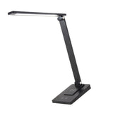 LED Desk Lamp with 3 Levels Brightness Eye Caring Office Reading Lamp Foldable Table Desk Lamp USB Wireless Charging Plug in Version