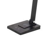 LED Desk Lamp with 3 Levels Brightness Eye Caring Office Reading Lamp Foldable Table Desk Lamp USB Wireless Charging 2500mAh Rechargeable Version