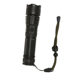 LED Flashlight Zoomable P50 Beads 5000lm 3 Light Modes Battery Display Bright Flashlight for Outdoor Adventure Camping