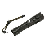 LED Flashlight Zoomable P50 Beads 5000lm 3 Light Modes Battery Display Bright Flashlight for Outdoor Adventure Camping In Australia - Darrahopens