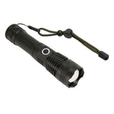 LED Flashlight Zoomable P50 Beads 5000lm 3 Light Modes Battery Display Bright Flashlight for Outdoor Adventure Camping In Australia - Darrahopens