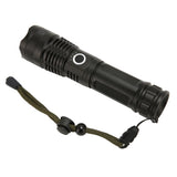 LED Flashlight Zoomable P50 Beads 5000lm 3 Light Modes Battery Display Bright Flashlight for Outdoor Adventure Camping