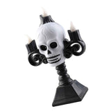 Skull Head LED Candle Light Lightweight Retro Spooky Green Light Plastic Skull Flameless Candle Lights for Party In Australia - Darrahopens