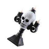 Skull Head LED Candle Light Lightweight Retro Spooky Green Light Plastic Skull Flameless Candle Lights for Party In Australia - Darrahopens
