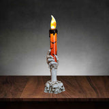 Halloween Skull Candle Holder Light Skeleton Ghost Hand Flameless Candle Lamp Party Bar Decoration Lamp Orange In Australia - Darrahopens